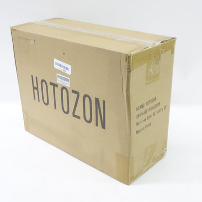 HOTOZON Queen Air Mattress Built-in Pump, 18" Raised, 660lb MAX, Blue - Open Box