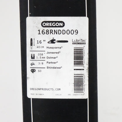 Oregon 168RNDD009 .058" Gauge 3/8" Pitch 16" Power Match Bar