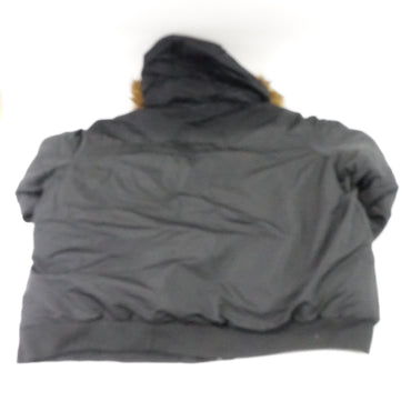 Canada Weathergear Men's Heavyweight Winter Bomber Parka Jacket Black 5XL NWT -