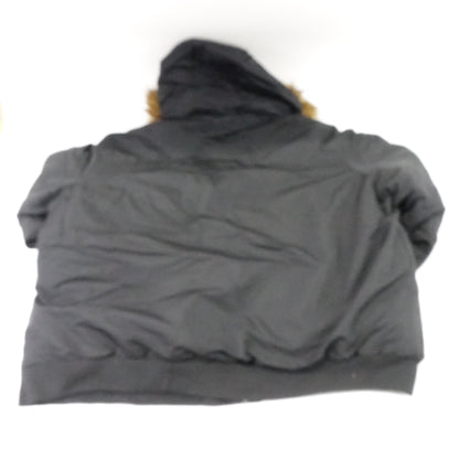 Canada Weathergear Men's Heavyweight Winter Bomber Parka Jacket Black 5XL NWT -