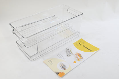Soda Can Organizer, 2-tier Auto-Rolling Down Soda Can Dispenser