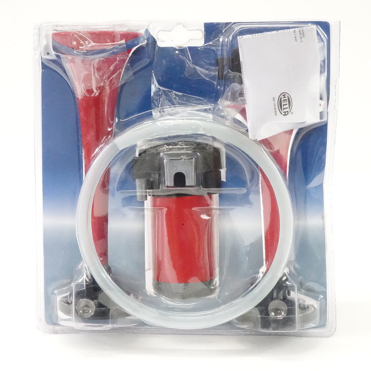 HELLA 3PB 003 001-661 Trumpet Horn - 24V - 118dB(A) - Frequency Range: 780/840Hz