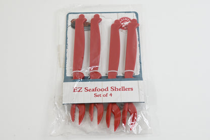 Maine Man EZ Seafood Shellers Set of 4 Lobster Crab Shellfish Utensils - New