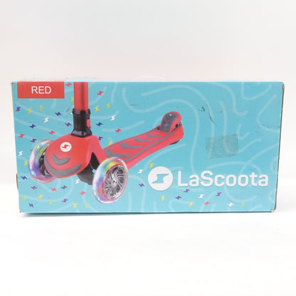 Kick Scooter for Kids With Light up Wheels- Red