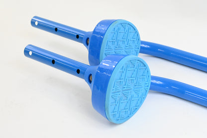 Flybar Kids' Master Walking Stilts, Blue, Large