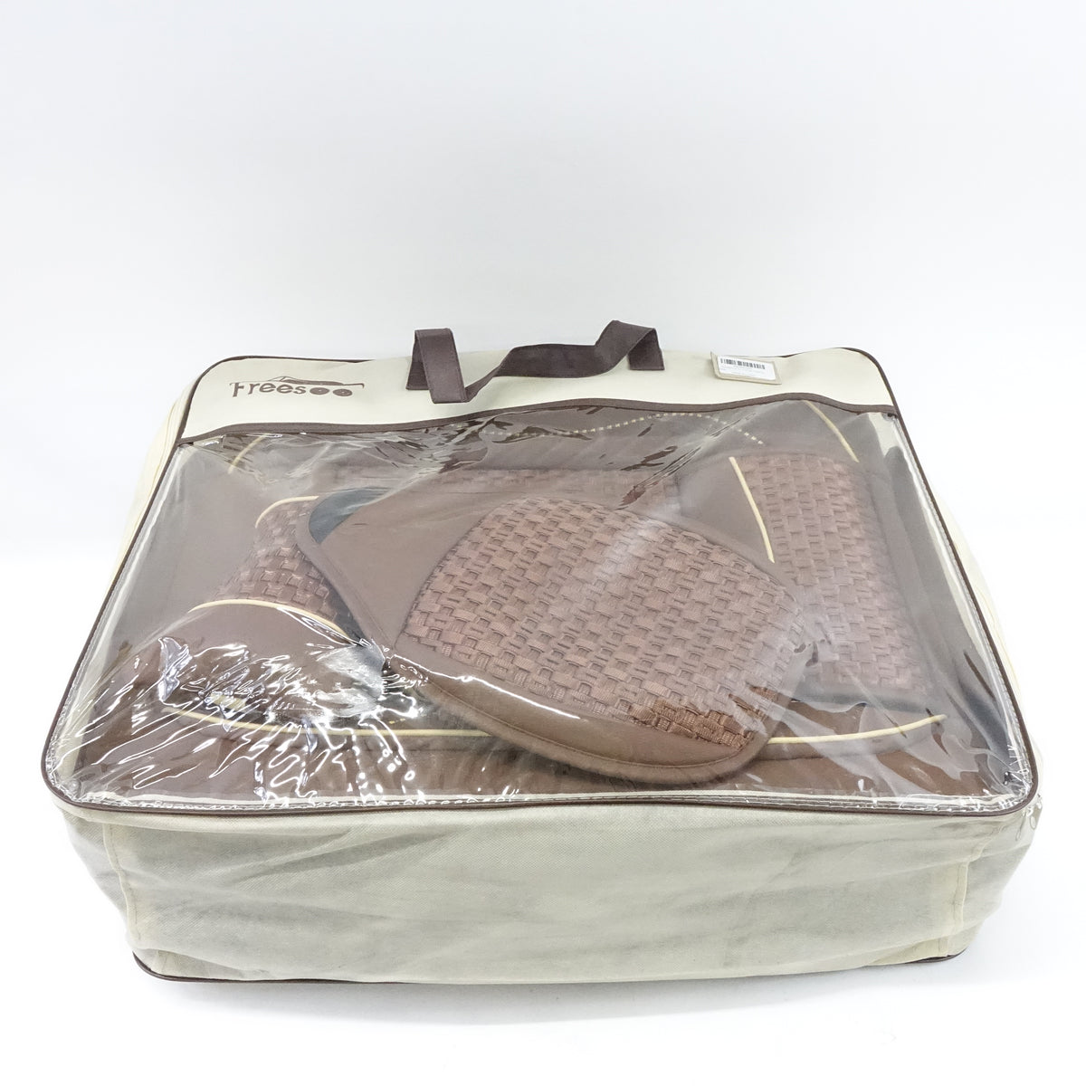 FREESOO Car Leather Seat Cover, Universal Fit 5 Seats Vehicle (Coffee 9)