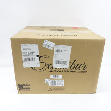 Excalibur Model 3926TB 9-Tray Dehydrator w/ 26-HR Timer & Thermostat Black - New