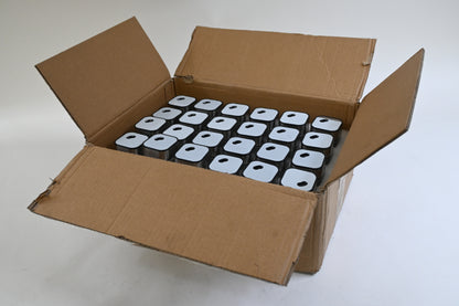 24pk of 4oz Glass Spice Jars with Label and Airtight Stainless Steel Turn Caps