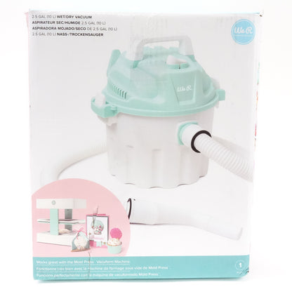 We R Memory Keepers Mold Press Wet/Dry Vacuum-White/Mint (Aspiradora) 661281