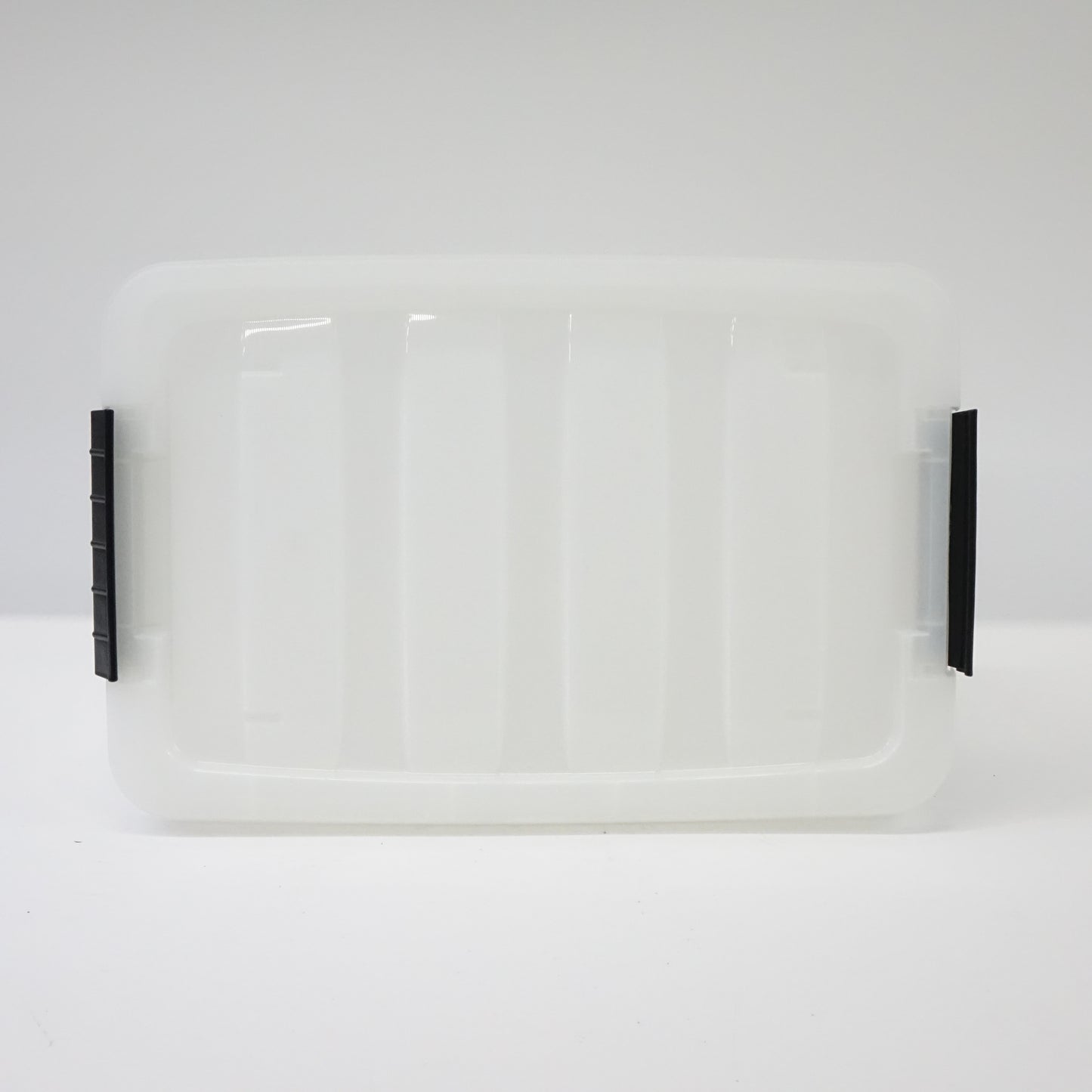 IRIS USA 13 QT Plastic Storage Box Lid & Latches, 6 Pack, Pearl - Open Box