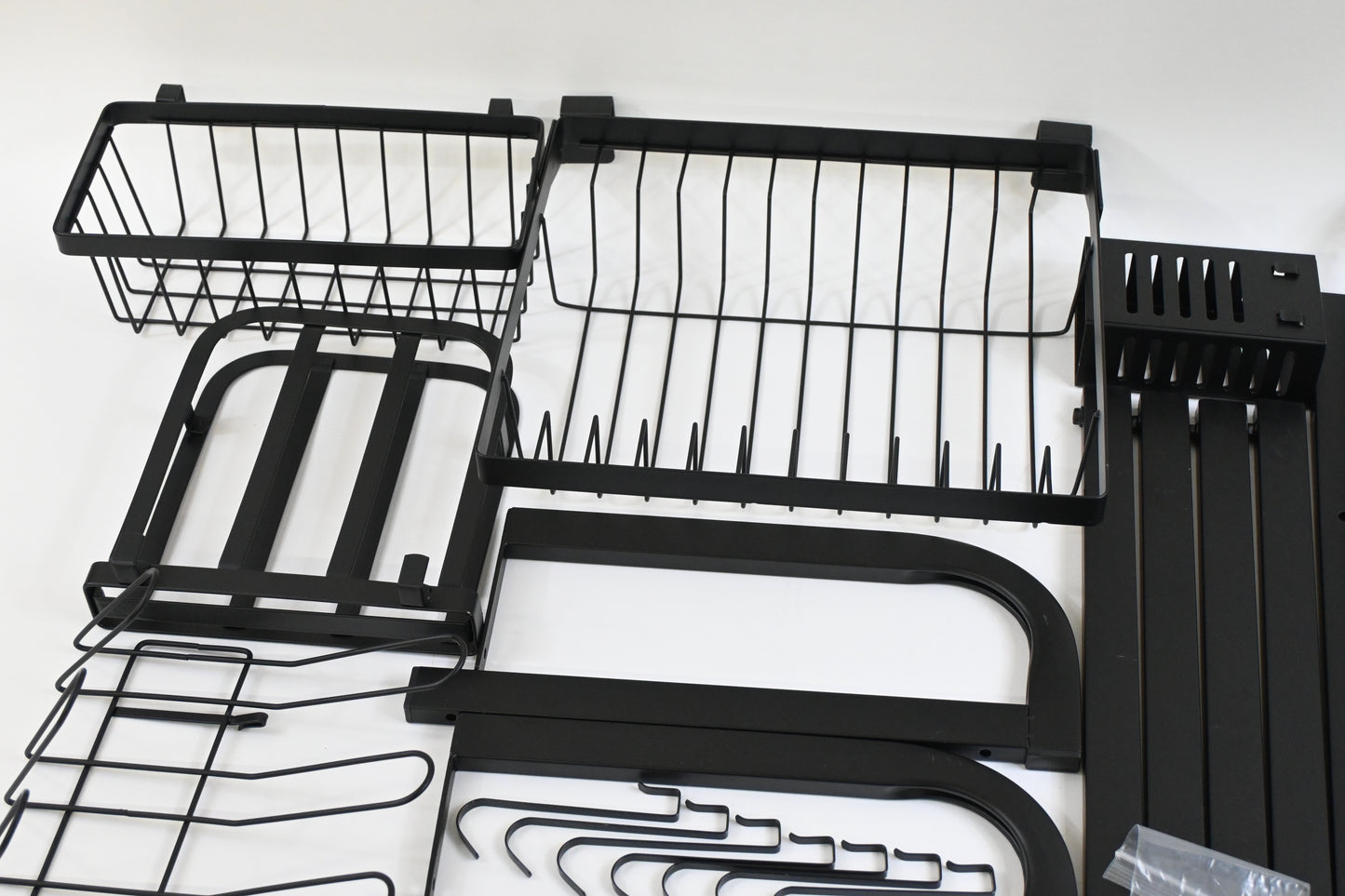 Over The Sink Dish Drying Rack, 2 Tier Adjustable Length Dish Rack 33.5-39.4