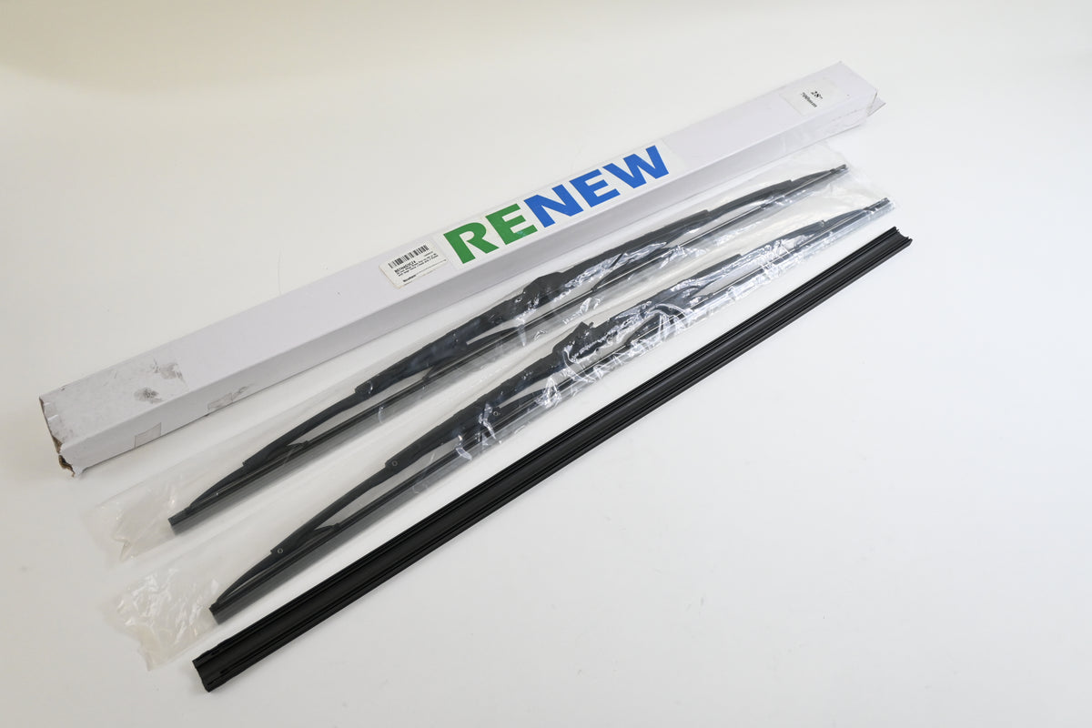 28 Inch Wiper Blades for Motorhome or RV w/ large 12mm J Hook & 2 Rubber Refills