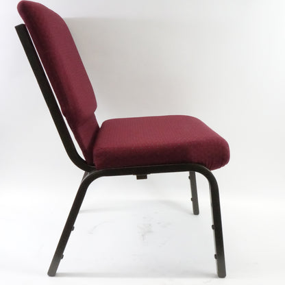 HERCULES Series 21''W Church Chair with Book Rack - Open Box