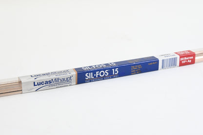 Lucas-Milhaupt 95150 Sil-Fos 15 Brazing Alloy 28 Rod Tube
