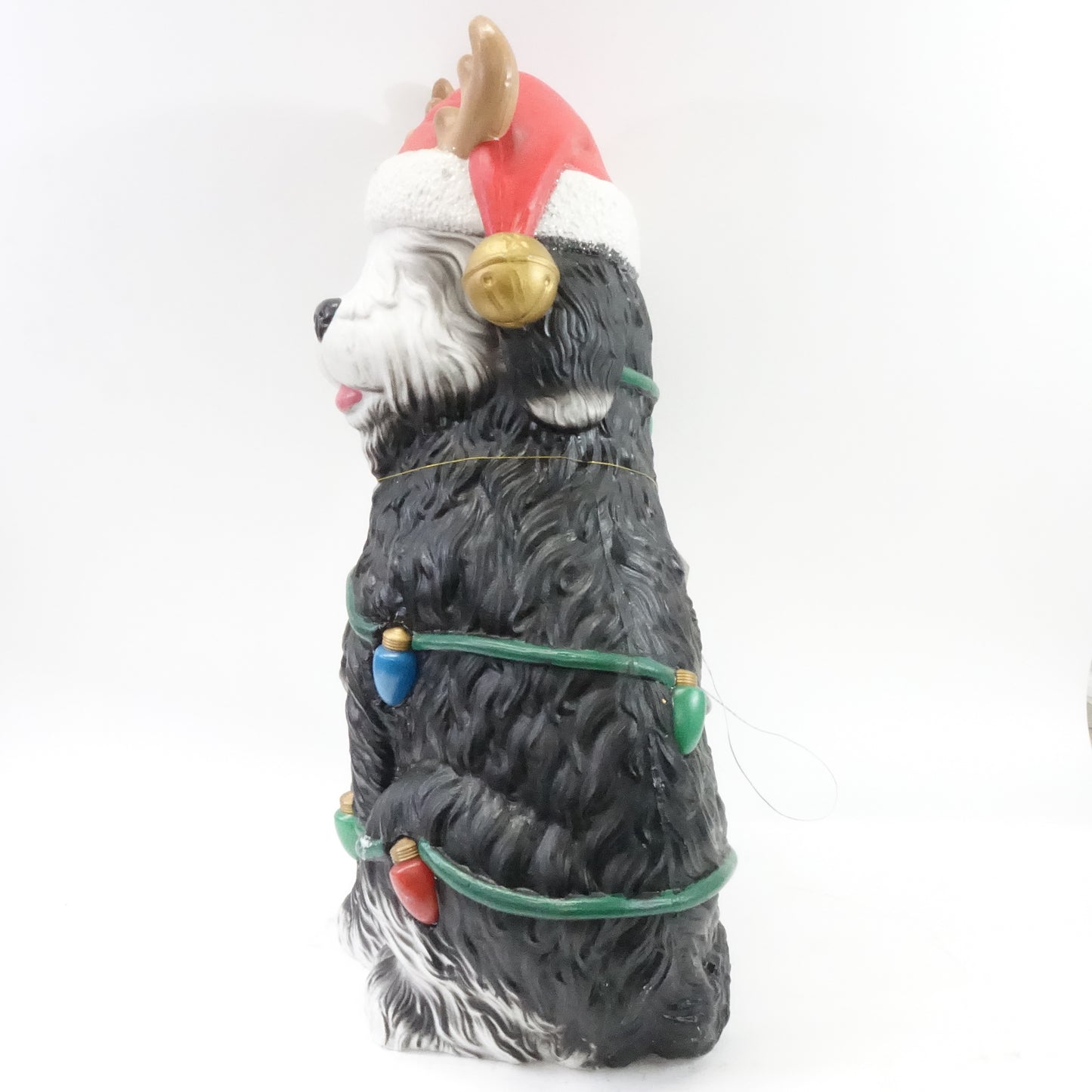 2.5 ft LED Pre-Lit Blow Mold Christmas Holiday Sheep Dog Indoor/Covered Outdoor