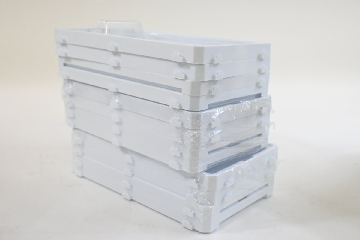 JONYJ 12 Pack Clear Plastic Stackable Shoe Organizer for Men and Women