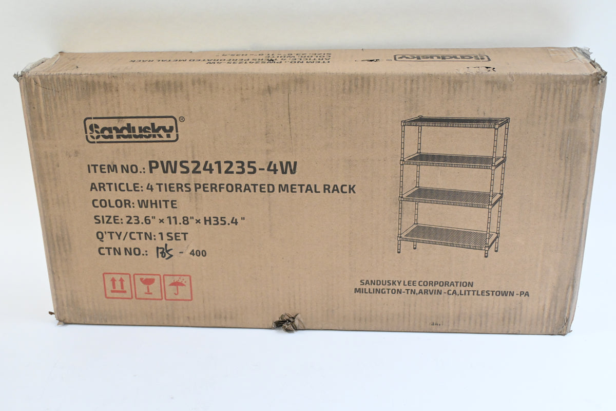 Muscle Rack PWS241235-4W Steel Wire Shelving, 110 lb Per Shelf Capacity 35"x24"