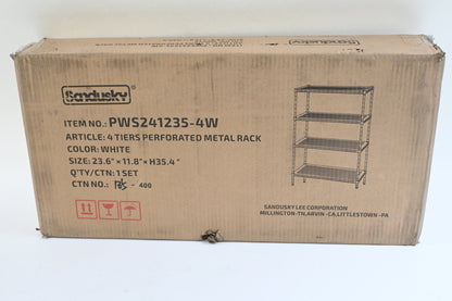 Muscle Rack PWS241235-4W Steel Wire Shelving, 110 lb Per Shelf Capacity 35"x24"