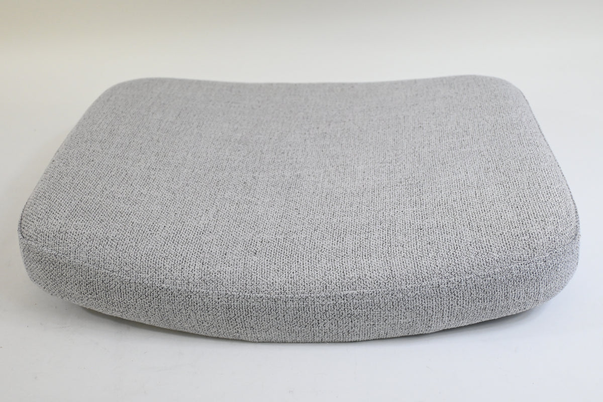 Baxton Studio Vera Mid-Century Modern Light Grey Fabric Upholstered Ottoman