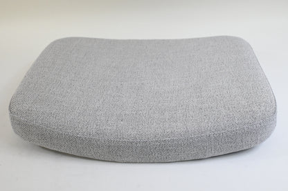 Baxton Studio Vera Mid-Century Modern Light Grey Fabric Upholstered Ottoman