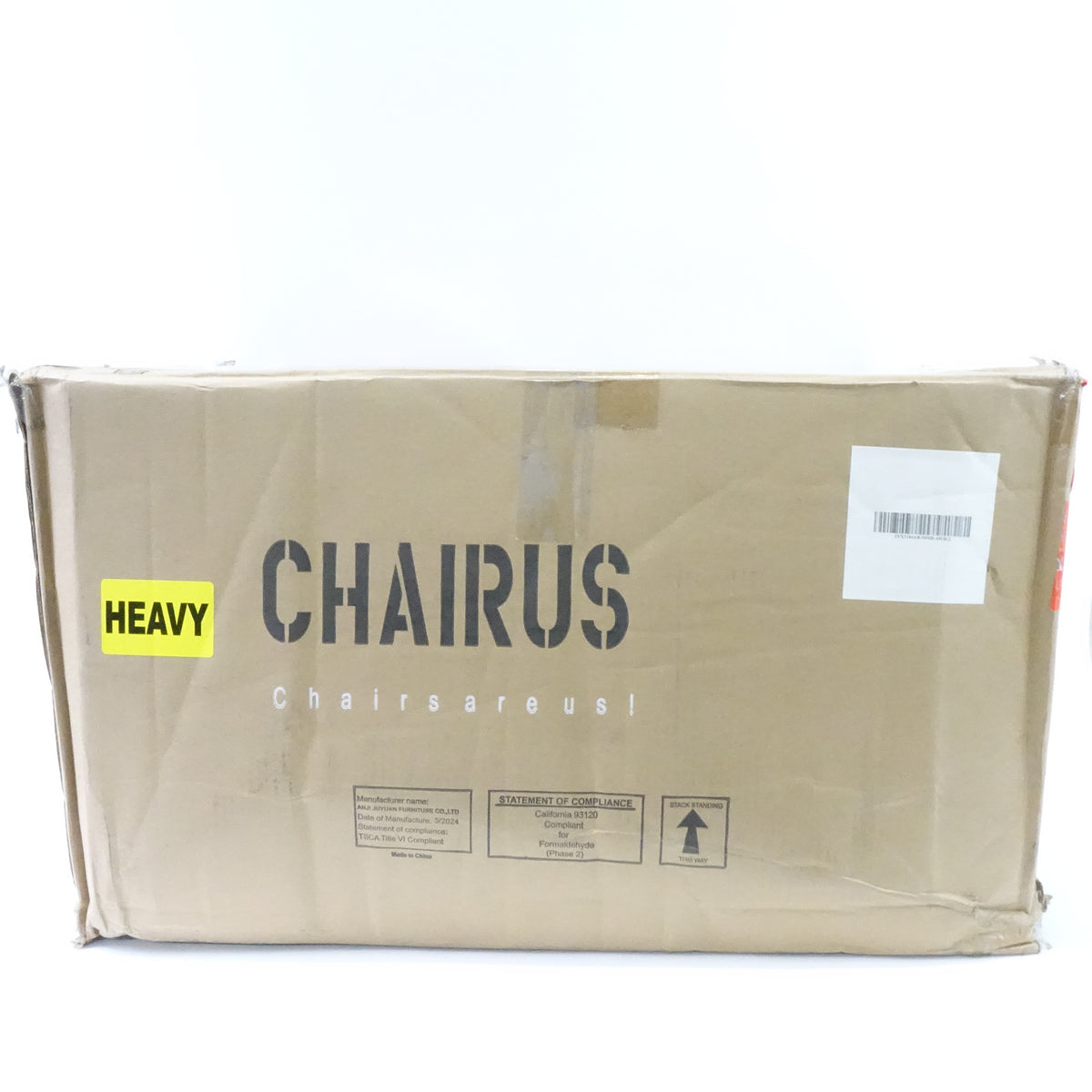CHAIRUS 3184AB Adjustable Swivel Bar Stools Set of 2 White Sherpa Boucle - Open