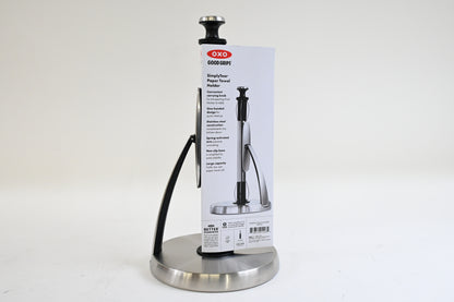 OXO Good Grips SimplyTear Paper Towel Holder, Stainless Steel - Open Box