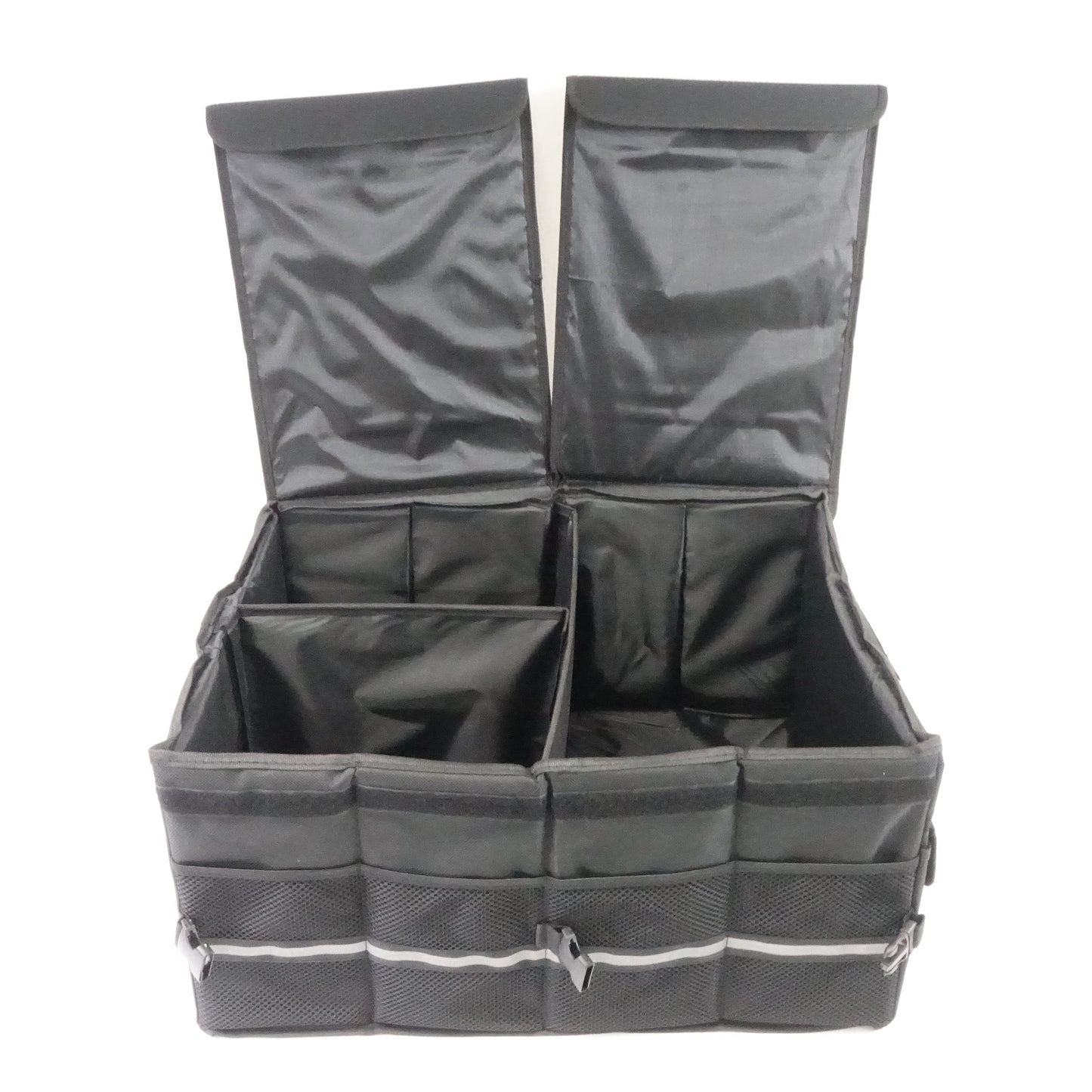 RaoRanDang Car Trunk Organizer with Lid, Collapsible Cargo Storage Bin (70L)