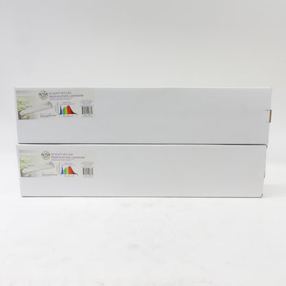 Active Grow Integrated Dual T8 2FT LED Grow Light - T8 Grow Lights 2-Pack