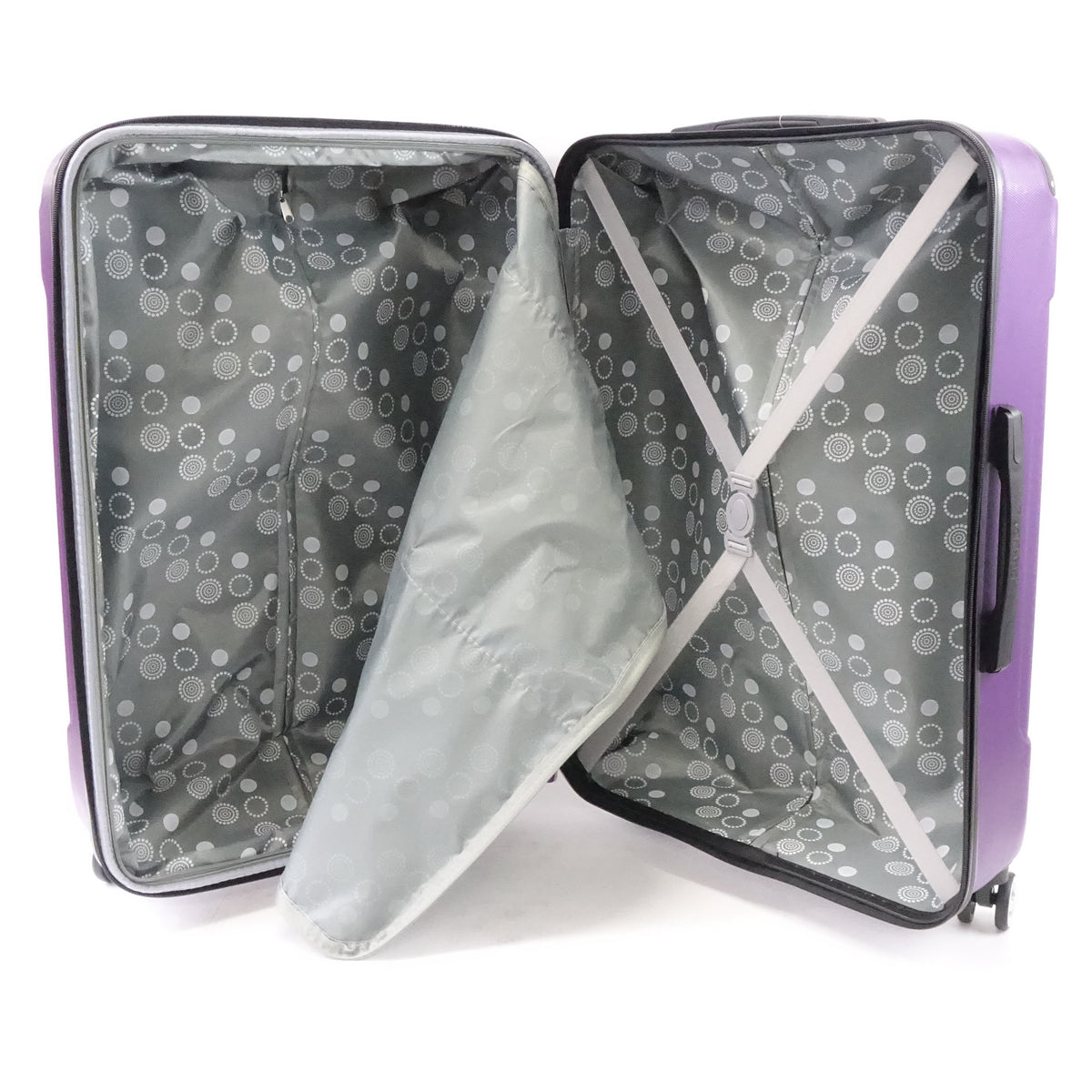 Rockland London Hardside Expandable Spinner Wheel Luggage- Purple