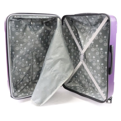 Rockland London Hardside Expandable Spinner Wheel Luggage- Purple