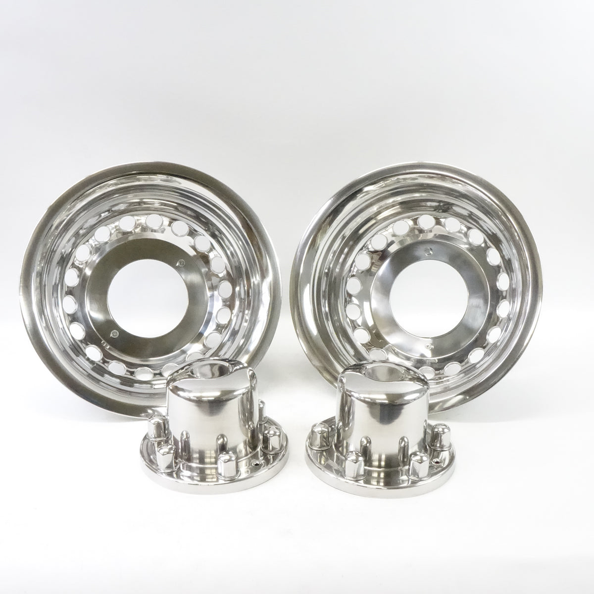 Puermto 16" Wheel Simulator Snap on Hubcaps 6 Lug 18 Hand Hole- 6K06R