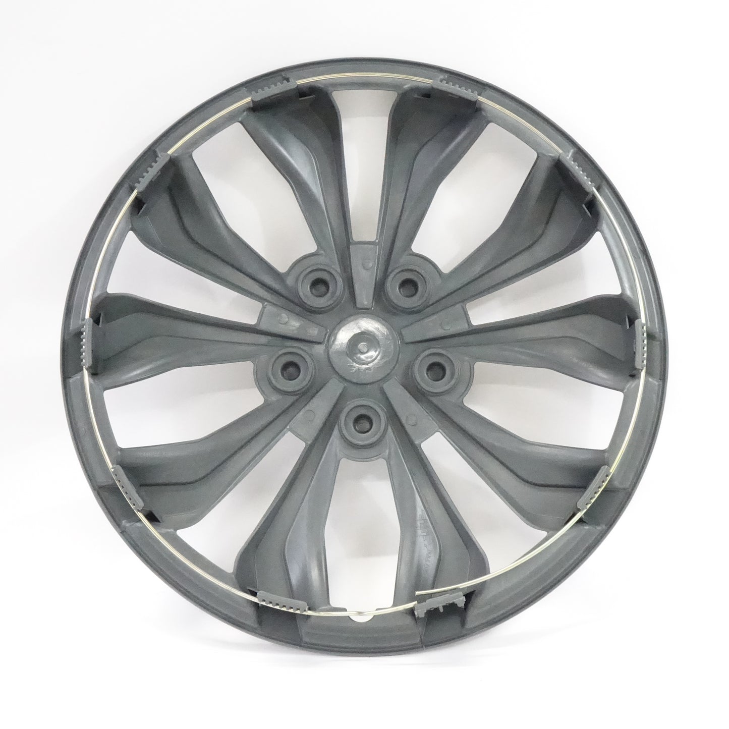 Pilot Automotive WH553-16GB-B 16" Spyder Gunmetal Grey & Black Hubcap - Set Of 4