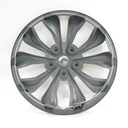 Pilot Automotive WH553-16GB-B 16" Spyder Gunmetal Grey & Black Hubcap - Set Of 4