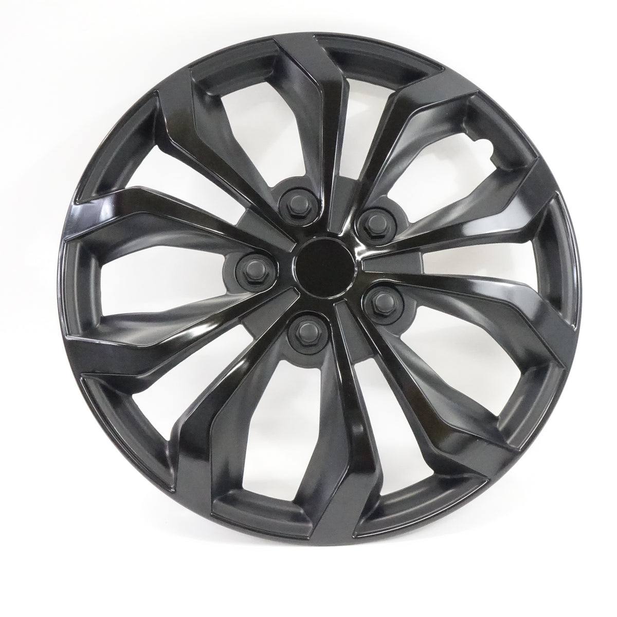Pilot Automotive WH553-16GB-B 16" Spyder Gunmetal Grey & Black Hubcap - Set Of 4