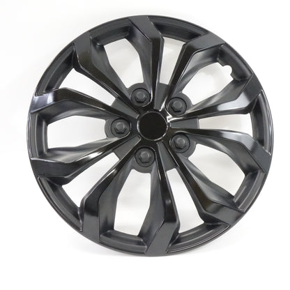 Pilot Automotive WH553-16GB-B 16" Spyder Gunmetal Grey & Black Hubcap - Set Of 4
