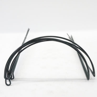 5 Pack Plant Supports Stakes Large Heavy 5mm Metal 12" W x24" H - Open Box