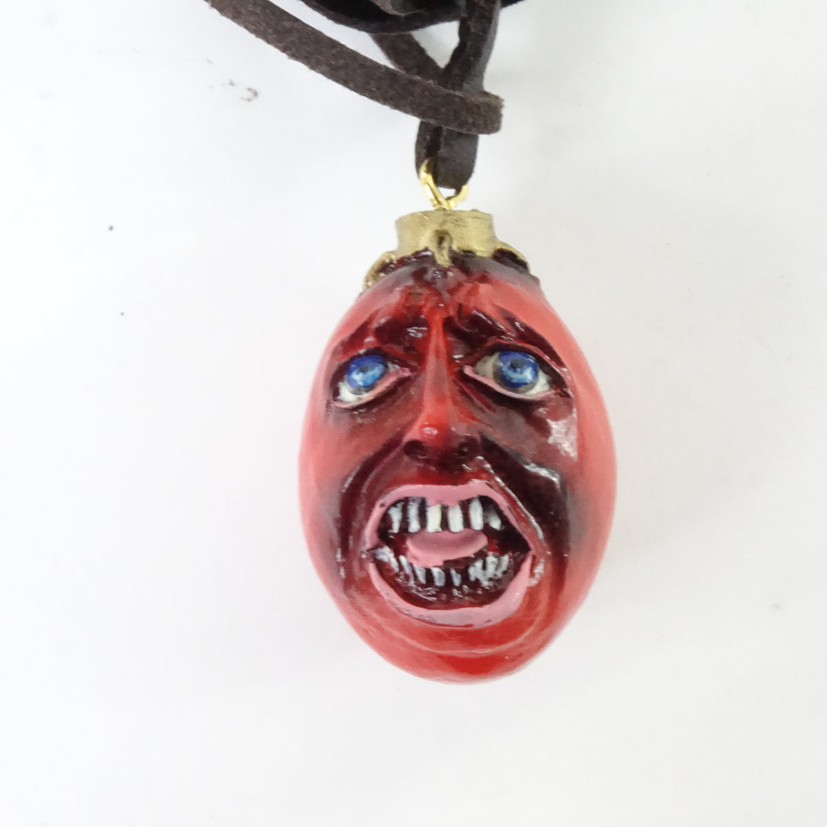1997 Berserk Crimson Behelit Necklace Griffith Beherit Egg of the King Pendant
