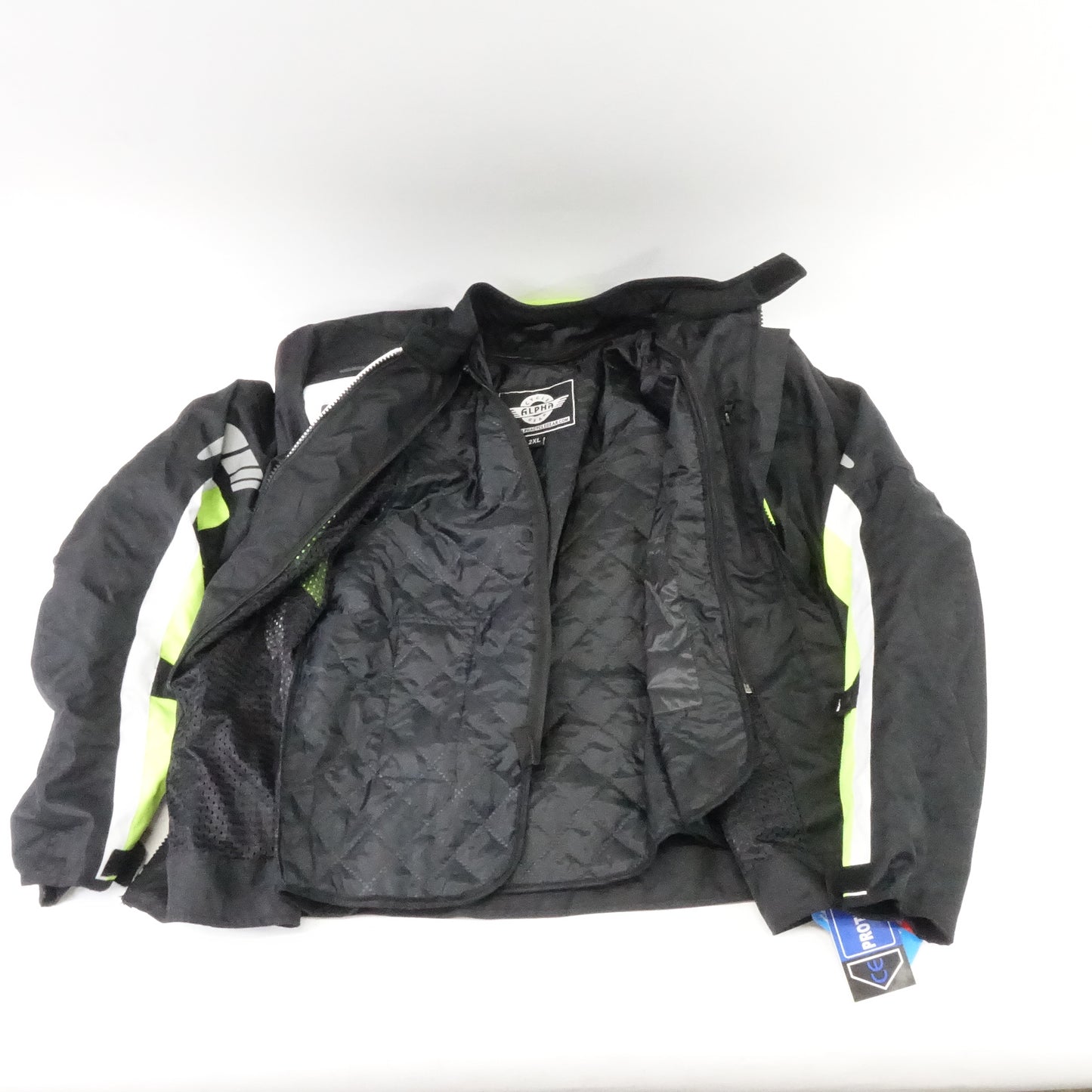 Alpha Cycle Gear Motorcycle Jacket CE Armored Waterproof Riding Jacket- 2XL
