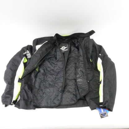 Alpha Cycle Gear Motorcycle Jacket CE Armored Waterproof Riding Jacket- 2XL