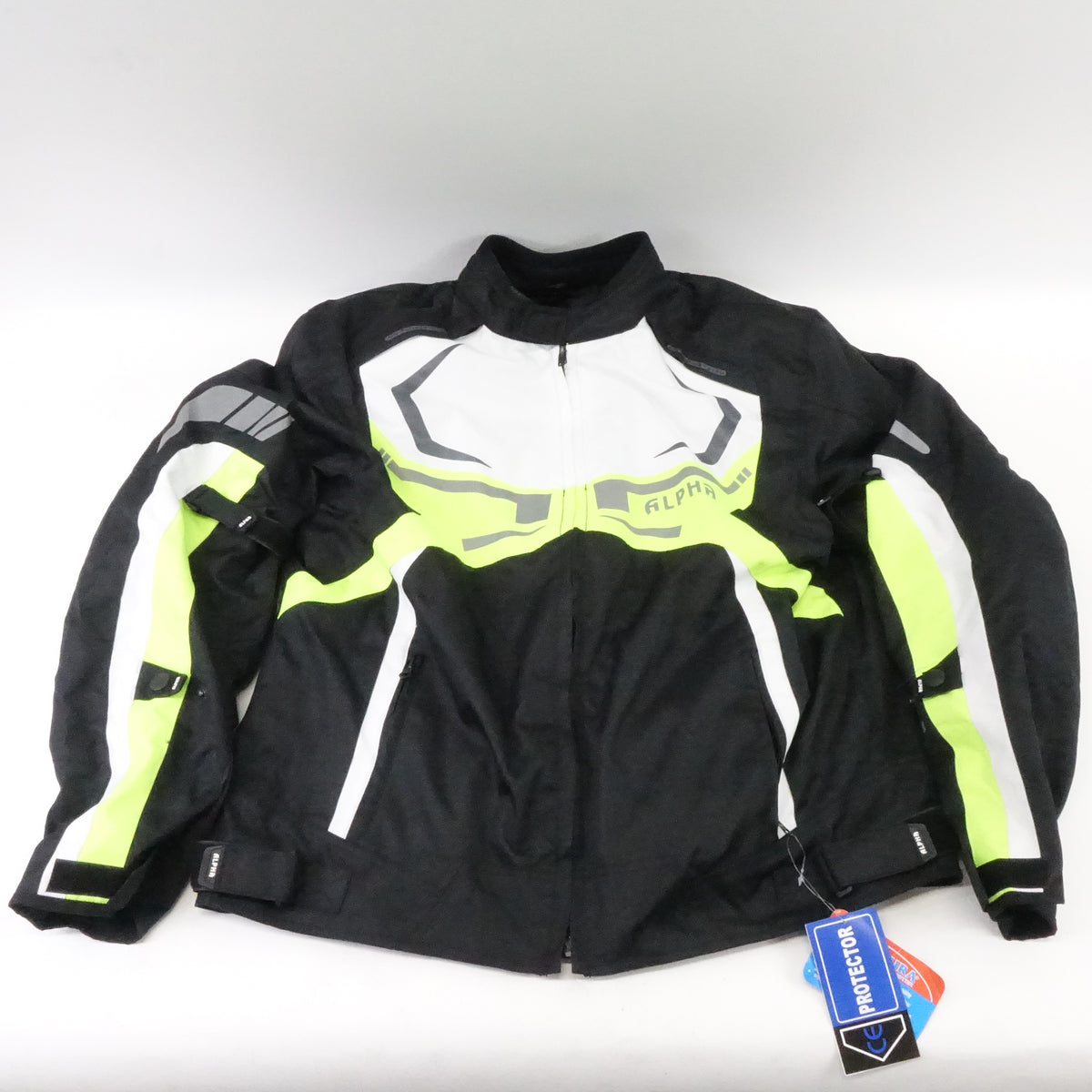 Alpha Cycle Gear Motorcycle Jacket CE Armored Waterproof Riding Jacket- 2XL