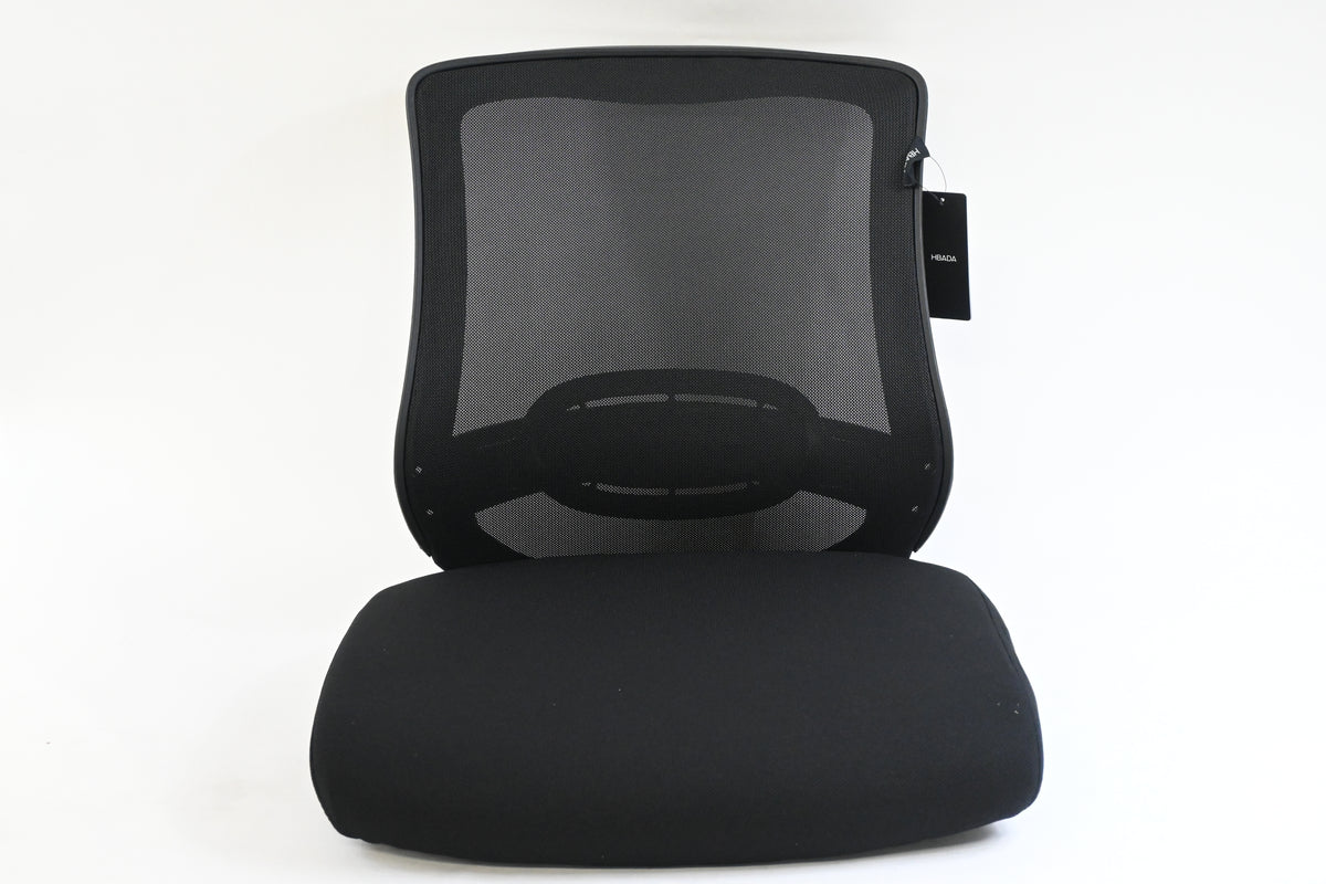 Hbad 360° Swivel Office Chair w/ Adjustable Height, 400lbs Wide Seat,  Black