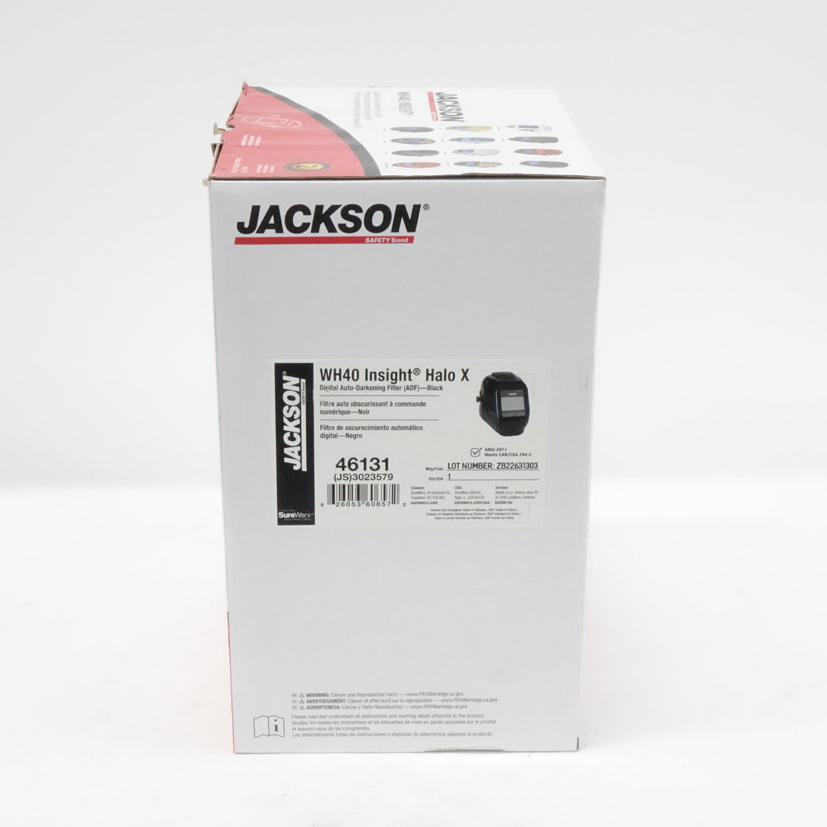 Jackson Safety - Welding Helmet WH40 Insight Halo X - Black