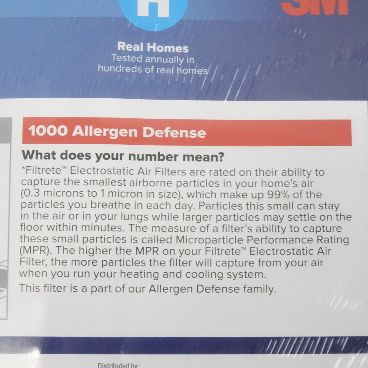 3M 9805DC-6 Filtrate Micro Allergen Reduction Filters, 14" x 20" - New