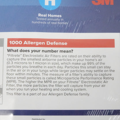 3M 9805DC-6 Filtrate Micro Allergen Reduction Filters, 14" x 20" - New