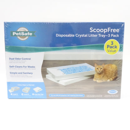 PetSafe Disposable Litter Tray - ScoopFree® Fresh Crystal 3-Pack