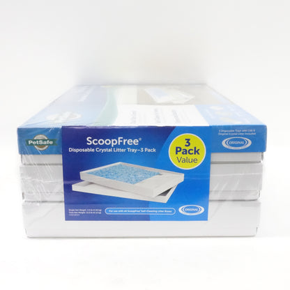 PetSafe Disposable Litter Tray - ScoopFree® Fresh Crystal 3-Pack