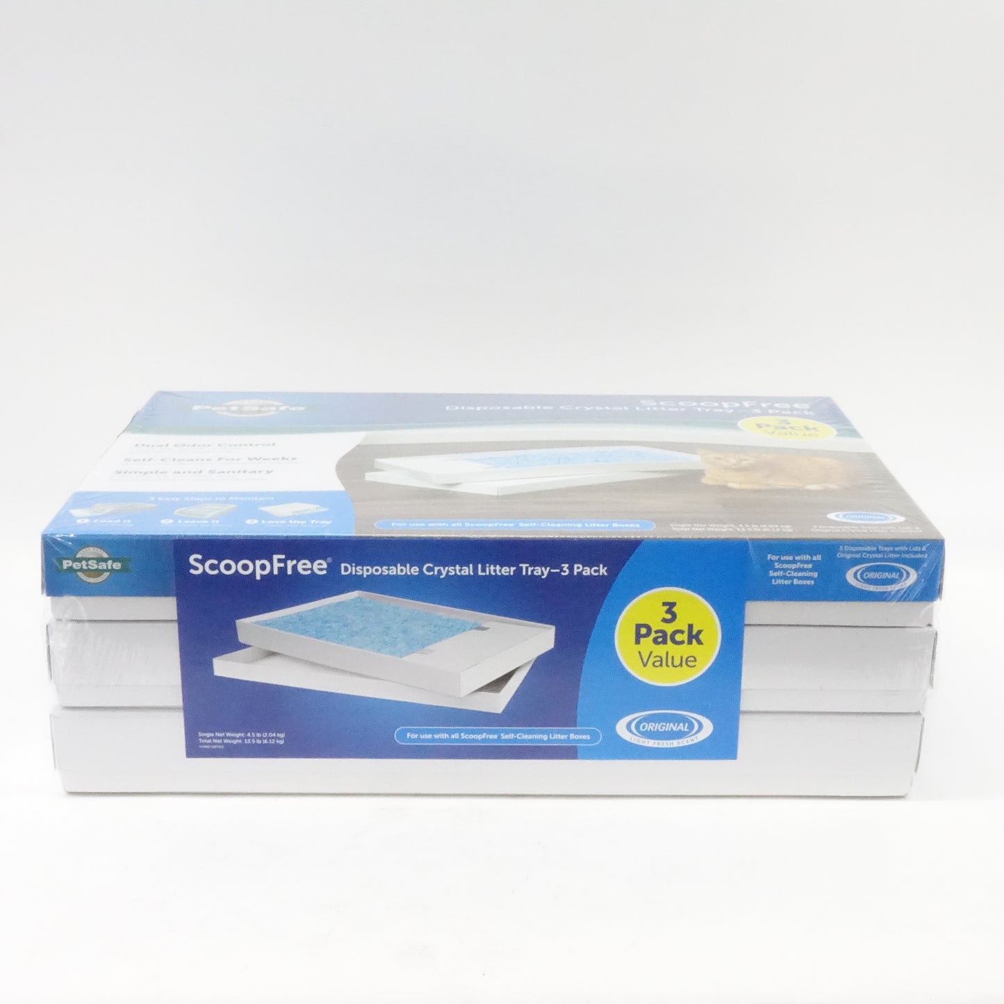 PetSafe Disposable Litter Tray - ScoopFree® Fresh Crystal 3-Pack