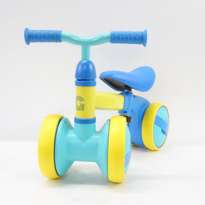 Baby Balance Bike 18-36 Month - Toddler Bike Adjustable Seat & No Pedal (Blue)