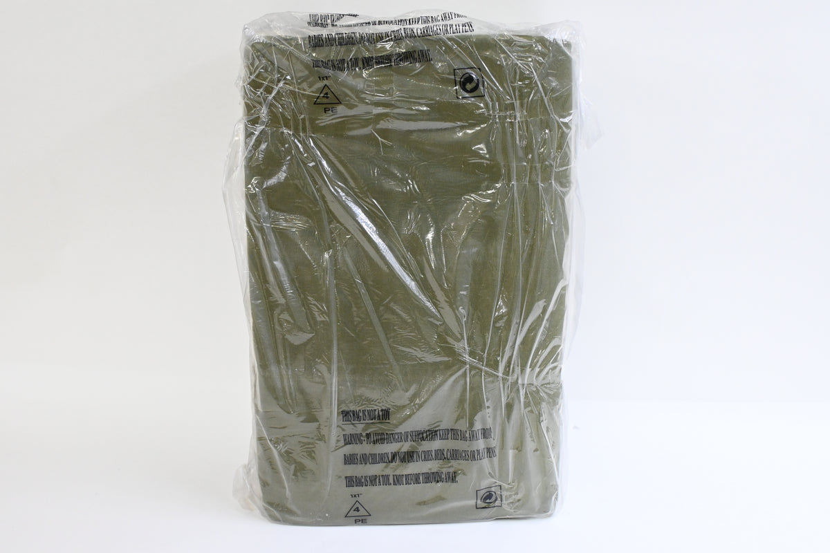 Military Outdoor Clothing New Heavy Duty Canvas Tarp, Olive Drab, 10 x 20-Feet