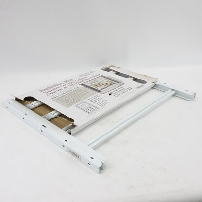 AWG 22-3/4 in. to 36-1/2 in. Adjustble Width 4-Bar Window Guard - White